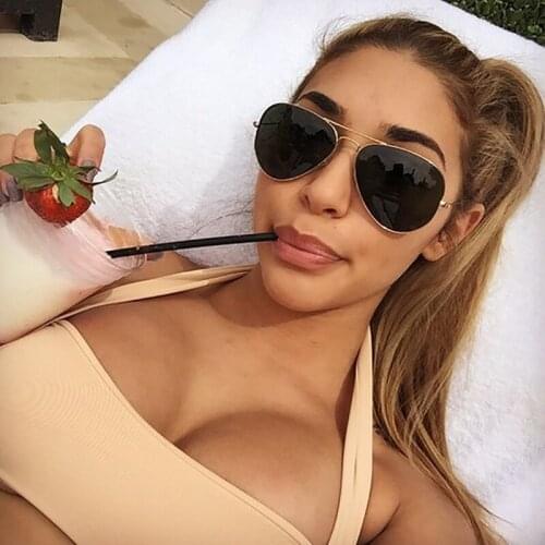 Glass lens 2019 Classic Vintage Sunglasses Men Women Brand Designer Alloy Mirror Sun Glasses Male Timeless Eyewear Modis Oculos