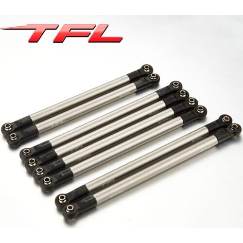 TFL RC Car accessories AXIAL 1/10 SCX10 Crawler 313mm Wheelbase Linkage Rod Set Upgraded TH01878-SMT6