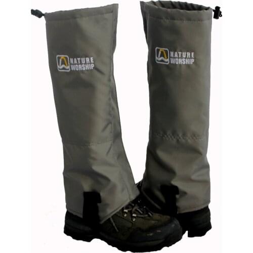 Nature worship Outdoors Waterproof Gaiters for Hiking Hunting Ski Cycling Gaiter Unisex Legging Gaiter Legwarmers High Quality
