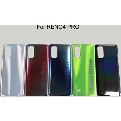 Reno 4 Pro Back Glass Battery Cover For OPPO RENO4 Housing 3D Glass Case For Reno 4 Pro Rear Door Back Cover