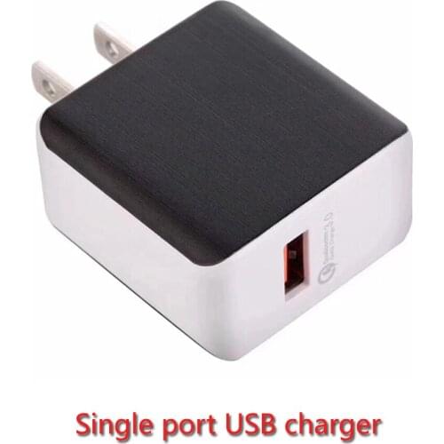 QC3.0 mobile phone charger smart phone tablet universal fast charging charging head for Xiaomi mobile phone