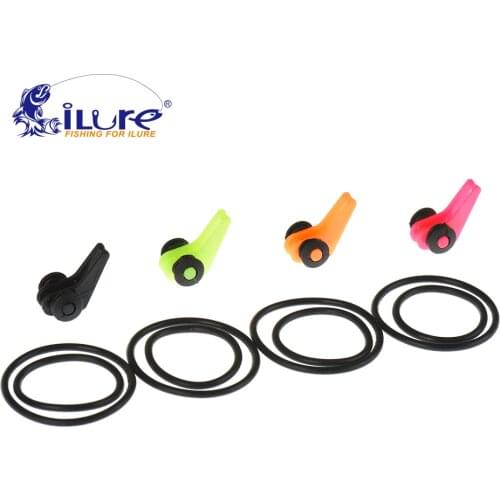 10 Pcs Fishing Rod Pole Hooks Keeper Rod Clip Jig Hooks Fishing Tackle Fishing Lure Bait Holder Rock Rafting Fishing Accessories