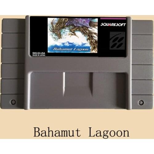 Bahamut Lagoon 16 bit Big Gray Game Card For USA NTSC Game Player