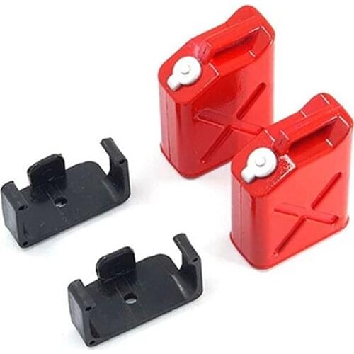 2 PCS 1/10 Scale RC Crawler Accessory Mini Fuel Tank for Tamiya D90 Axial Wraith SCX10