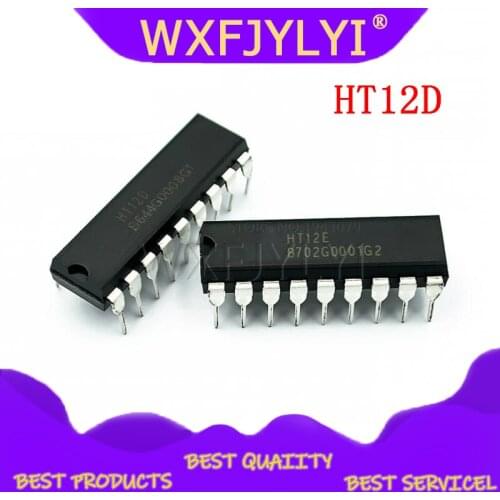 2pcs/lot = 1pair Original 1PCS HT12D and 1PCS HT12E DIP20 . HT-12D+HT-12E DIP