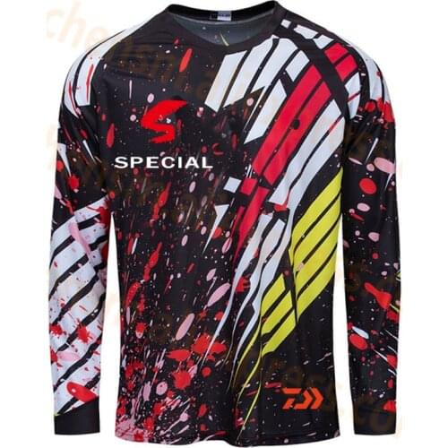 2020 DAIWA New Style CoolMax Fishing Clothing Sunscreen Anti-uv Breathable Coat Long Sleeve Summer Fishing Size XS-5XL Shirt