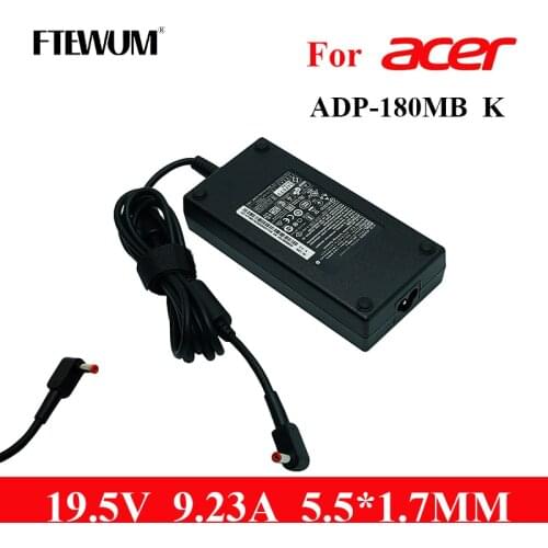 19.5V 9.23A 180W laptop Adapter For Acer Aspire V17 Nitro 5 ADP-180MB K Predator Helios 300 G3-571 Predator Triton 500 G9-591