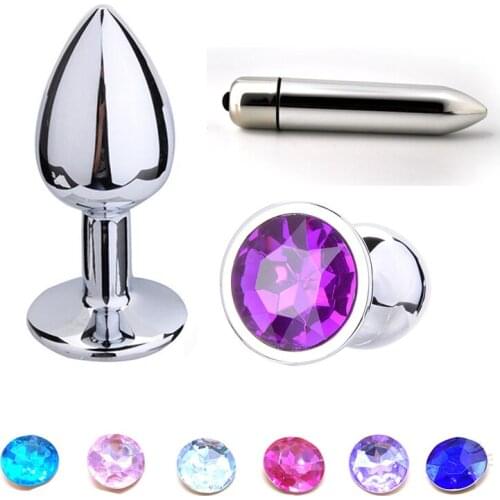 10 Speed Vibrating Anal Plug Bullet Vibrator G-spot Massager Butt Plug Anal Sex Toys for Woman Man Prostate Massage Erotic Toys