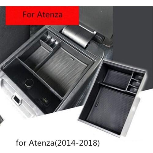 Automobiles for Mazda MK 6 Atenza CX-5 CX5 central armrest storage box car organizer, stowing tidying car styling