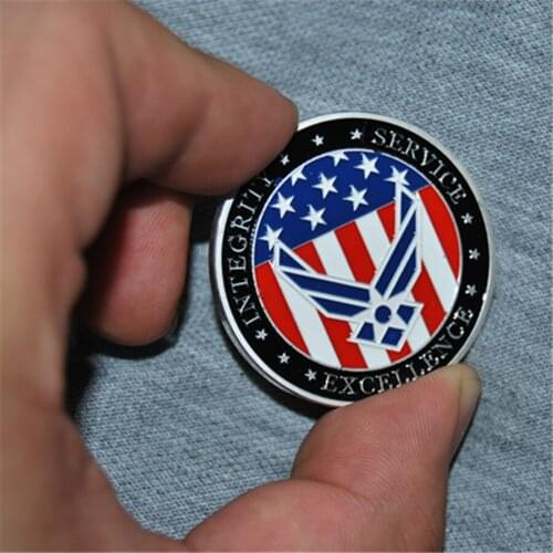 Free Shipping 50pcs/lot,United States Air Force USAF Enlistment Oath Challenge Coin