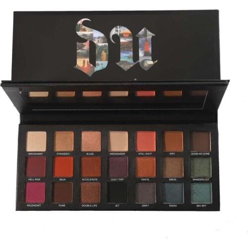 21-color Animal Shimmer Matte Eye Shadow Makeup Palette Eye Shadow Pigment Powder Waterproof and Moisture-proof