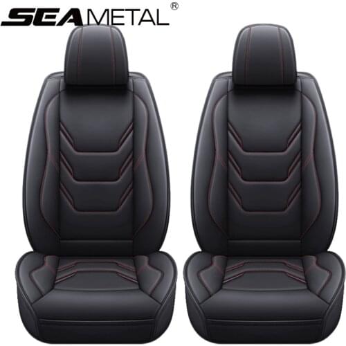 PU Leather Car Seat Cover Universal Four Seasons Automobiles Seats Covers Interior Chair Seat Protector Auto Goods Accessories