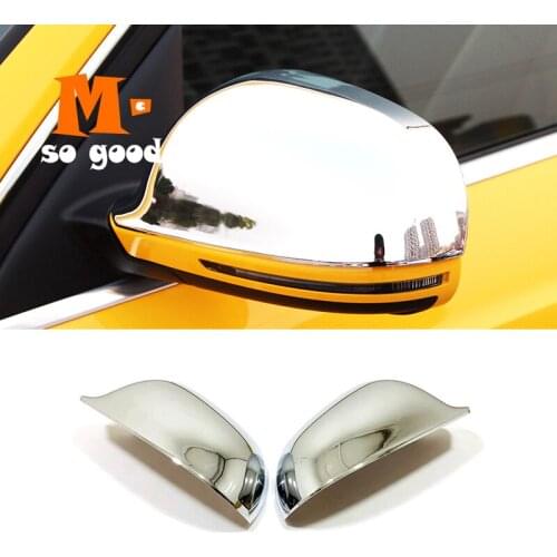 For Audi A3 A4 B8 A5 A6 A8 S8 Q3 Car Side Door Rearview turning mirror sticker cover ABS Chrome Decoration Accessories 2008 2009