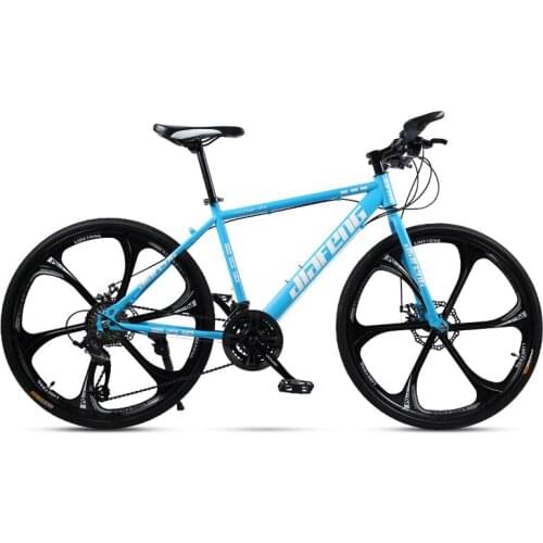 Mountain Bike 30 Speed 26 Inch 3/6/10 Knife Adult Men and Women Shock One Wheel Speed Racing Disc Brakes Off Road Student
