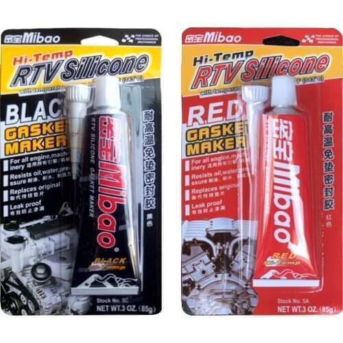 Automotive Mechanical Seal Glue Free Gasket Sealant Red Glue 85g Leak-proof Electronic Seal Glue Silicone Seal Car Accessory