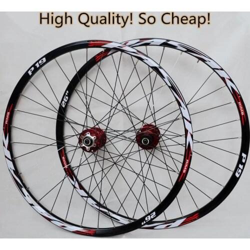 PASAK MTB Mountain Bike Bicycle front 2 rear 4 sealed bearings hub wheel wheelset Rims