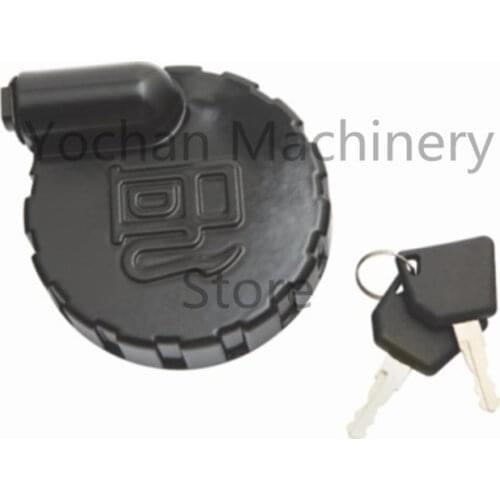 Fuel Tank Cap Diesel Cover With 14607 Keys For JCB Excavator 331/45908 331/33064 123/05892 JCB/200/210/220/240/360 3CX 2CX 4CX