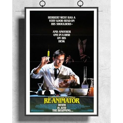 L041 RE-ANIMATOR Movie 1985 H.P. Lovecraft 02 Silk Fabric Poster Art Decor Indoor Painting Gift