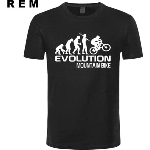 Summer Evolution Of Mountain T Shirt Men Funny Fashion Hip Hop Loose large code T Shirts Men Short Sleeve O-Neck Cotton