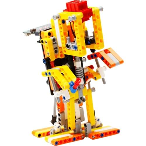 Micro:bit building blocks biped robot Microbit smart humanoid DIY programming educational stitching kit