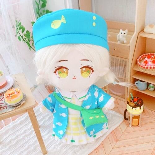 [MYKPOP]KPOP Dolls Clothes & Accessoires - Lovely Clothe 4pcs Set for 20cm Dolls(without doll) Fans Collection SC21051412