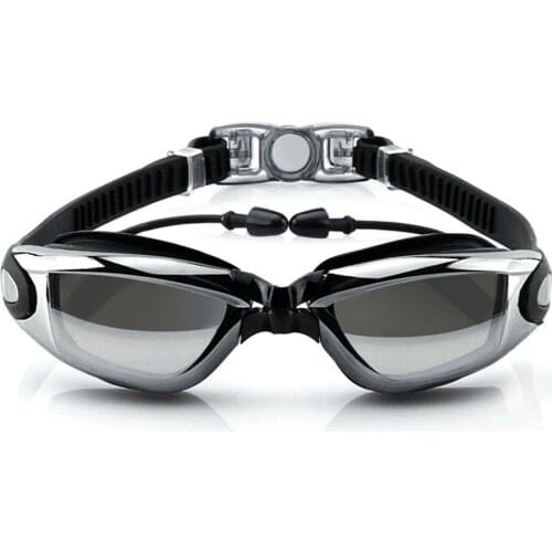 Swimming Goggles With Earplug No Leaking Anti Fog UV Protection Triathlon Swim Goggles with Free Protection