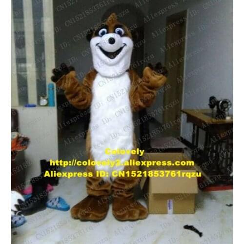 Plush Furry Meerkat Mascot Costume Adult Cartoon Character Outfit Suit Vivid High-class The Public Holidays zz7770