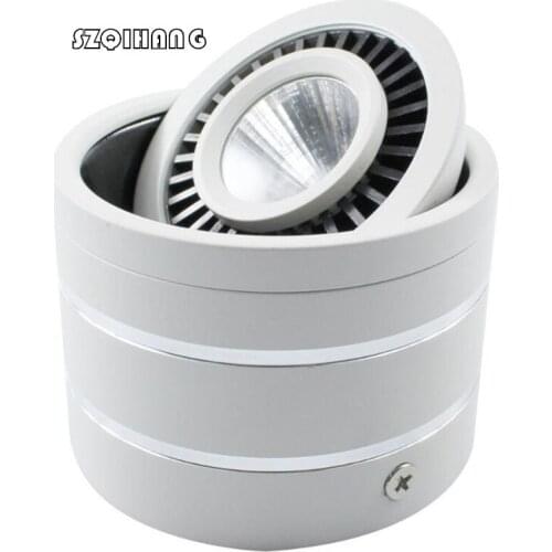 Wholesale 7W 10W Dimmable COB LED Ceiling Light Surface Mounted Kitchen Bathroom Lamp LED Down light AC85-265V Free shipping