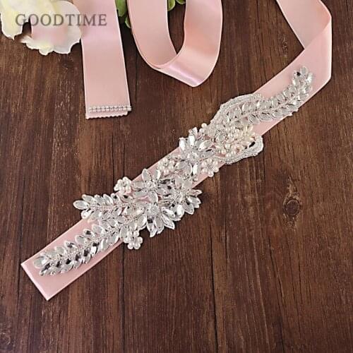 Trendy Womens Belt Handmade Wedding Evening Dress Sash Belts Bridal Bride Belt Sashes Embellished Belts Dress Up For Party