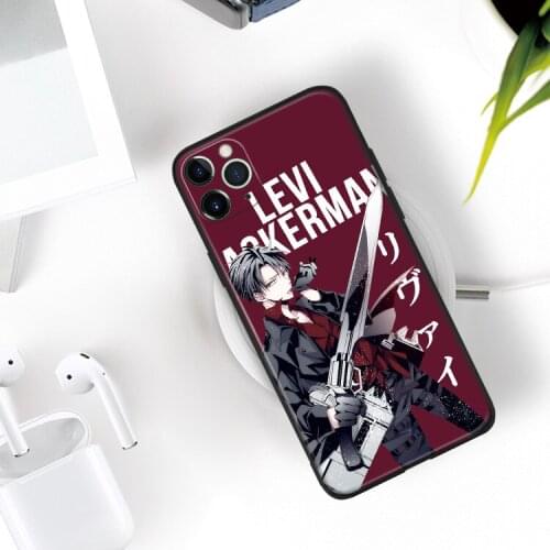 Attack on titans anime art manga silicone Phone Case FOR iPhone Se 6 6s 7 8 Plus X Xr Xs 11 12 Mini Pro Max Glass Cover Shell