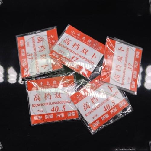 Wholesale 116pcs/lot Assort Size 16mm~45mm Concave Double Dome Mineral Watch Glass Replacement Part for Watchmakers