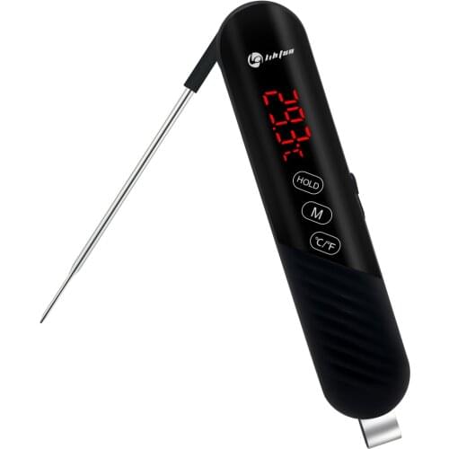 Special For -Big Discount Kitchen Meat Thermometer Digital BBQ Food Water Milk Gauge Foldable Oven Cooking Tools With Magnet