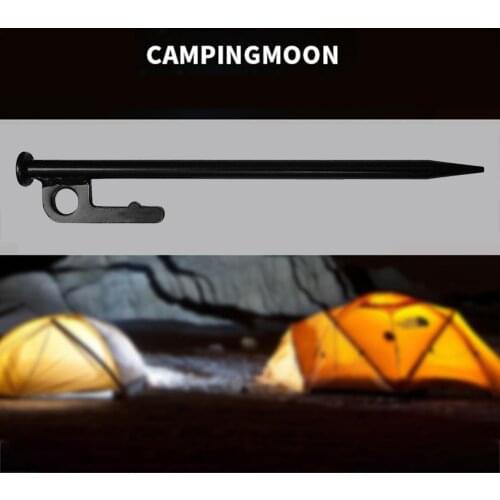 Camping Stake Steel Tent Peg Unbreakable Dog Pet Nail for Snowfield Grassland