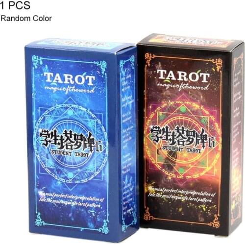 Student Tarot Cards Deck with Guidebook Divination Astrology Oracle Board Game K1KD