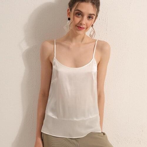 Spring and Summer Silk Suspender Waistcoat with White Bottom Vest Tops