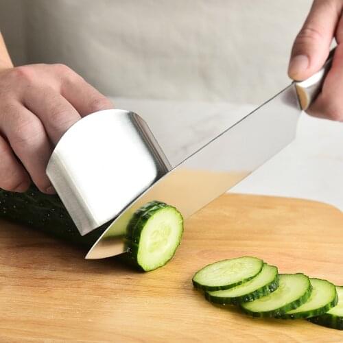 Finger Guard Finger Protectors Stainless Steel Finger Hand Cut Protect Knife Safe Use Creative Kitchen Products Gadgets Tools