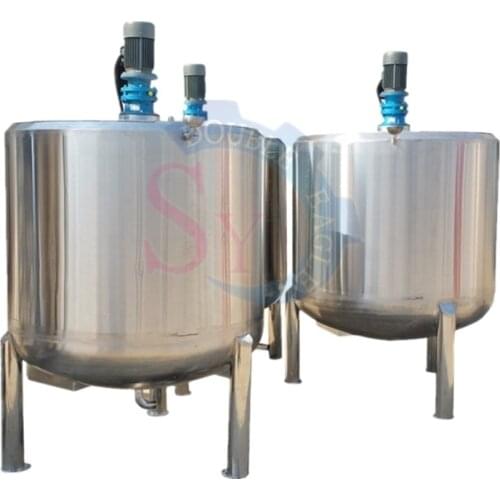 100L 200L Wholesale Price Full Stainless Steel Heating Temperature Juice Jam Stirring Tank/ Mixing emulsification machine