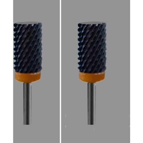 2pcs Black Ceramic Nail Drill Bit - Large Barrel Bit XXC