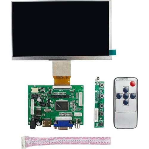 7 Inch Ips LCD Screen Driver Board 8 Inch 9 Inch 40P50P HD Raspberry Pi Monitor HDMI VGAAV Kit