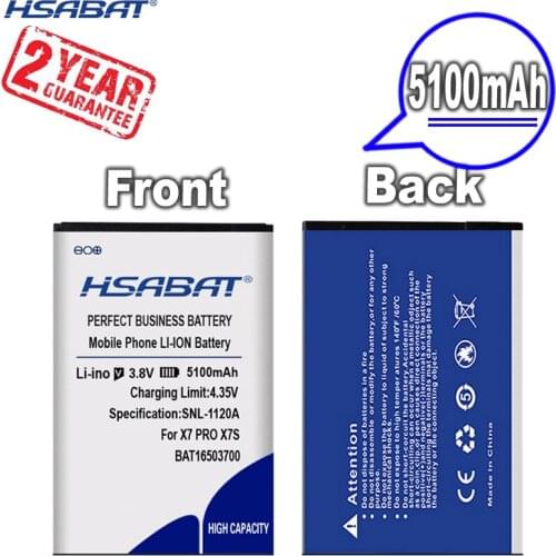 New Arrival [ HSABAT ] 5000mAh BAT16503700 Replacement Battery for Doogee X7 X7PRO X7S X7 PRO