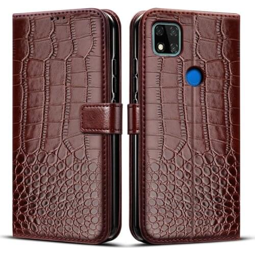 Wallet Flip Case For Xiaomi Redmi 9C Cover Shockproof Magnetic Leather Stand Phone Protective Bag