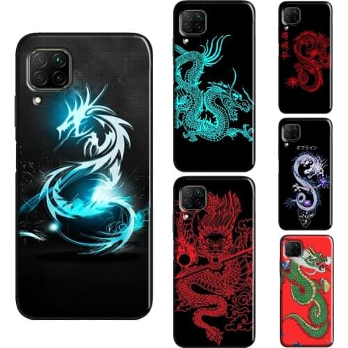 Ancient Japanese Dragon Case For Huawei P30 P20 P40 Pro Mate 10 20 Lite P Smart Z 2019 Nova 5T Honor 8X 9X 8A 10i