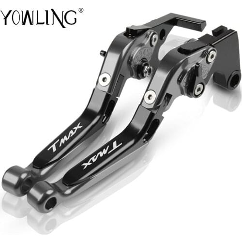 For YAMAHA TMAX 530 TMAX530 T-MAX 530 SX DX 2017 2018 2019 Accessories Folding Extendable CNC Motorcycle Brake Clutch Lever