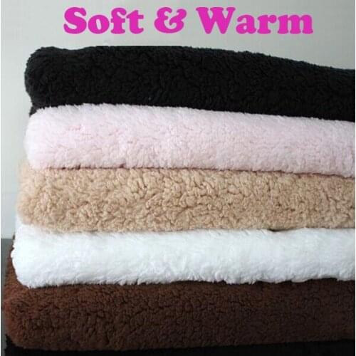 Cotton velveteen plush fabric,Super warm blanket Clothing inside lining,fleece Lamb fur fabric,150*50cm sewing fabric cloth