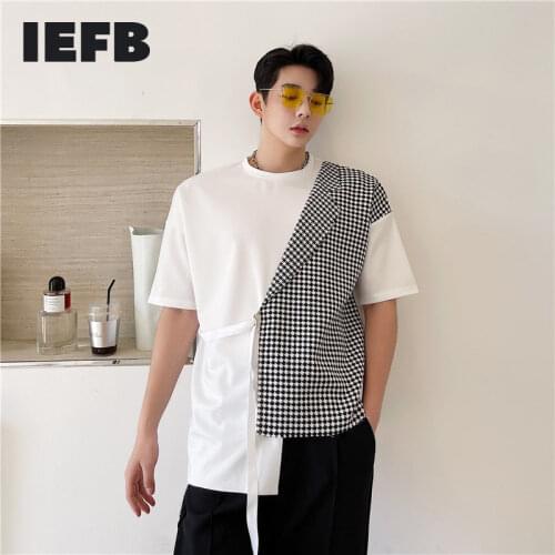 IEFB Short Sleeve T-shirts For Men