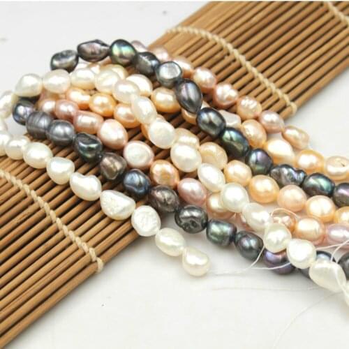 Natural Freshwater Pearl Bright Baroque Two-faced Pearl Loose Pearl Jewelry DIY Necklace Bracelet Earrings Jewelry Accessories