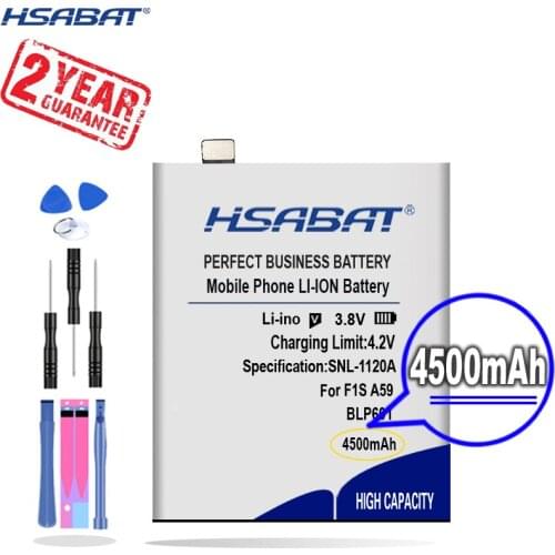New Arrival [ HSABAT ] 4500mAh BLP601 Replacement Battery for OPPO F1S A59 A59M A59S A53 A53T A53M