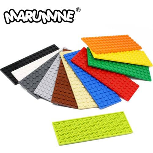 MARUMINE 3027 6x16 Baseplate Building Block Plate Creator MOC Classic Bricks Parts Construction Educational Toy Gift For Kids