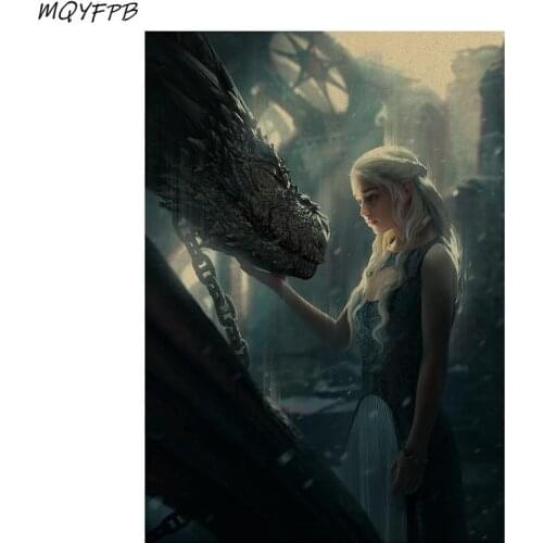 Classic Movies Kraft Paper Poster Home Room Decoration Painting Wall Sticker50.5x35cm