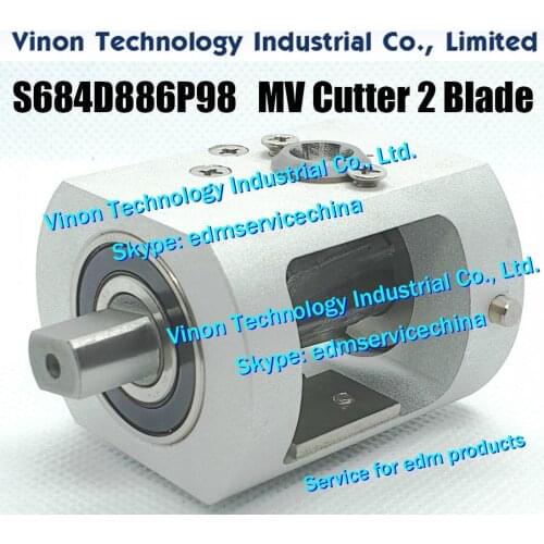 S684D886P98 edm MV Cutter Unit 2 Blade M501A for Mitsubishi MV1200,MV2400 Cutter Unit 277204,DFU5000,S684D887P67,254168,DES9100
